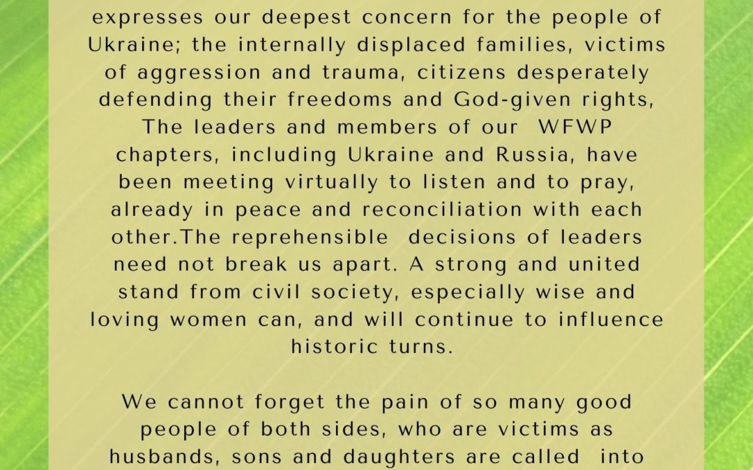 Declaración sobre la Guerra  en Ucrania